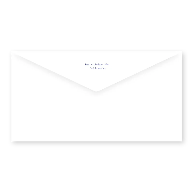 enveloppe assortie
