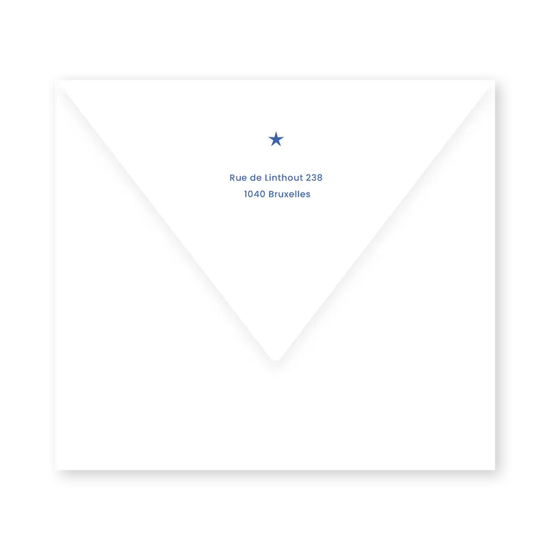 enveloppe assortie