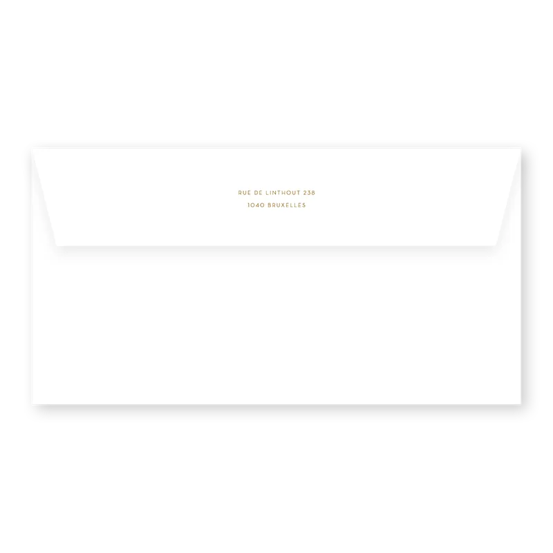 enveloppe assortie 