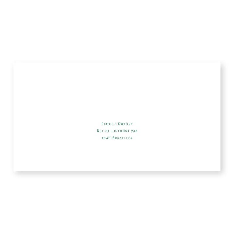enveloppe assortie