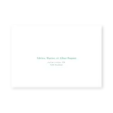 enveloppe assortie