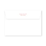 enveloppe assortie