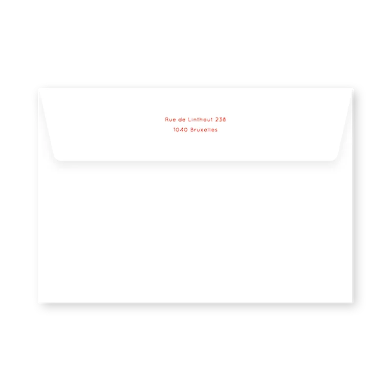 enveloppe assortie
