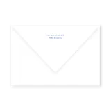 enveloppe assortie
