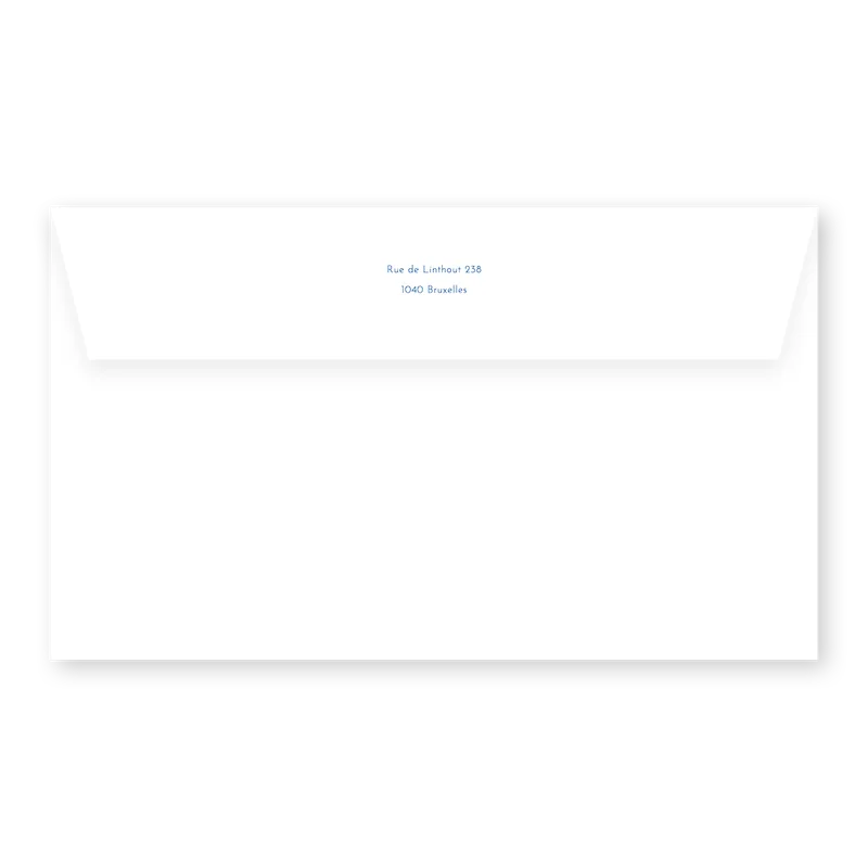 enveloppe assortie
