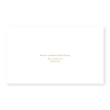 enveloppe assortie