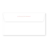 enveloppe assortie 