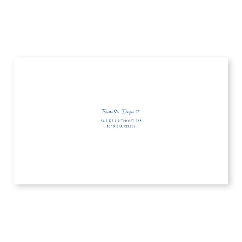 enveloppe assortie