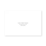enveloppe assortie