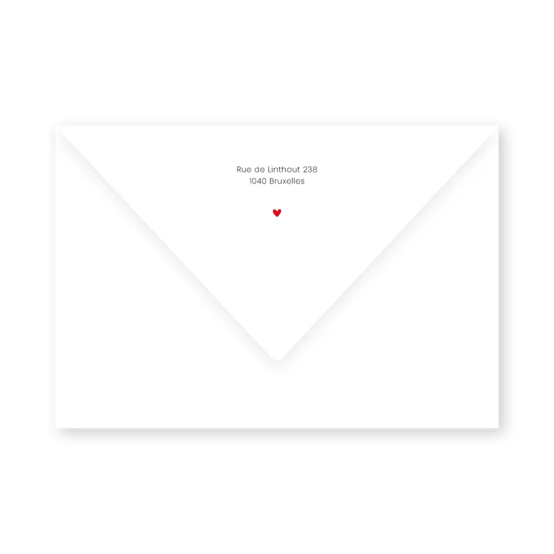 enveloppe assortie