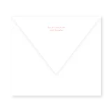 enveloppe assortie