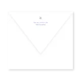 enveloppe assortie