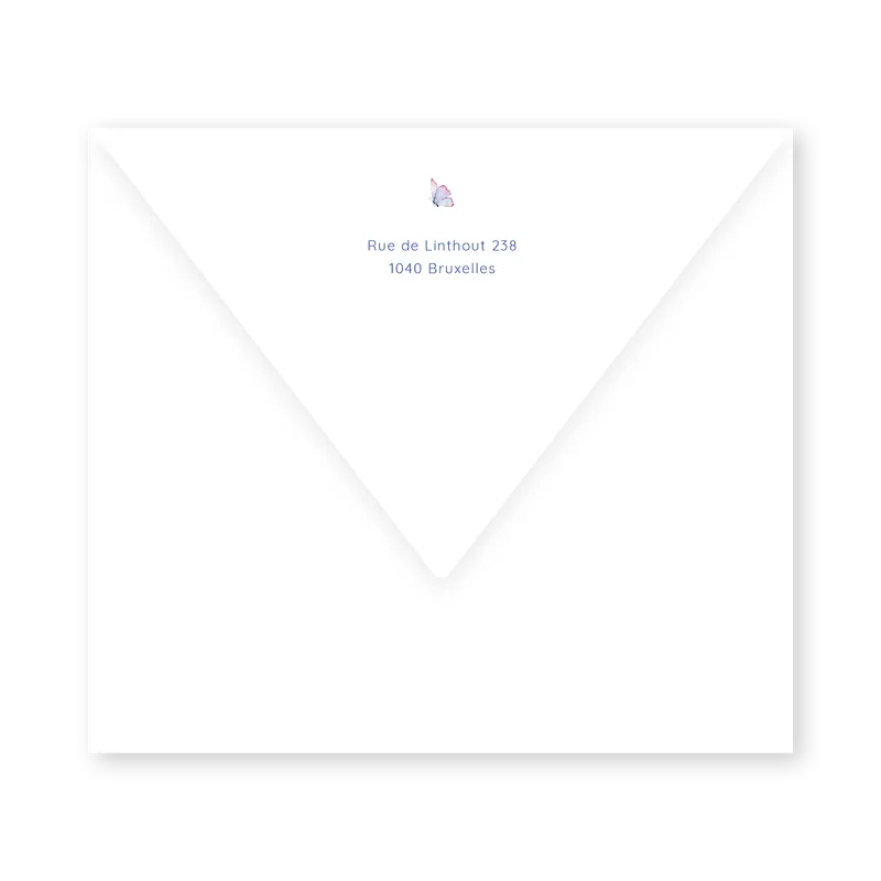 enveloppe assortie