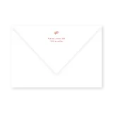 enveloppe assortie