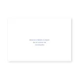 enveloppe assortie