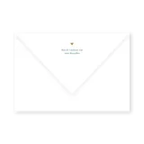 enveloppe assortie