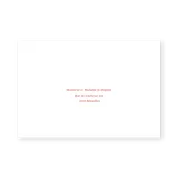 enveloppe assortie