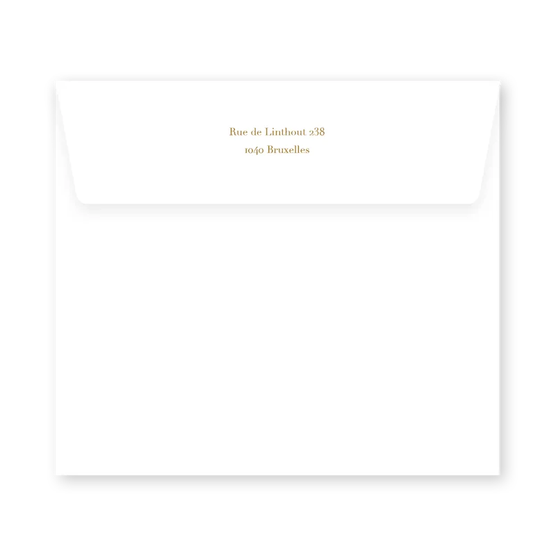 enveloppe assortie