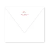 enveloppe assortie