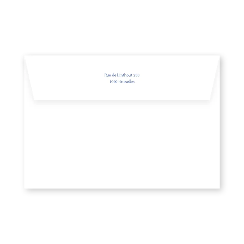 enveloppe assortie