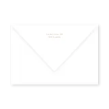 enveloppe assortie