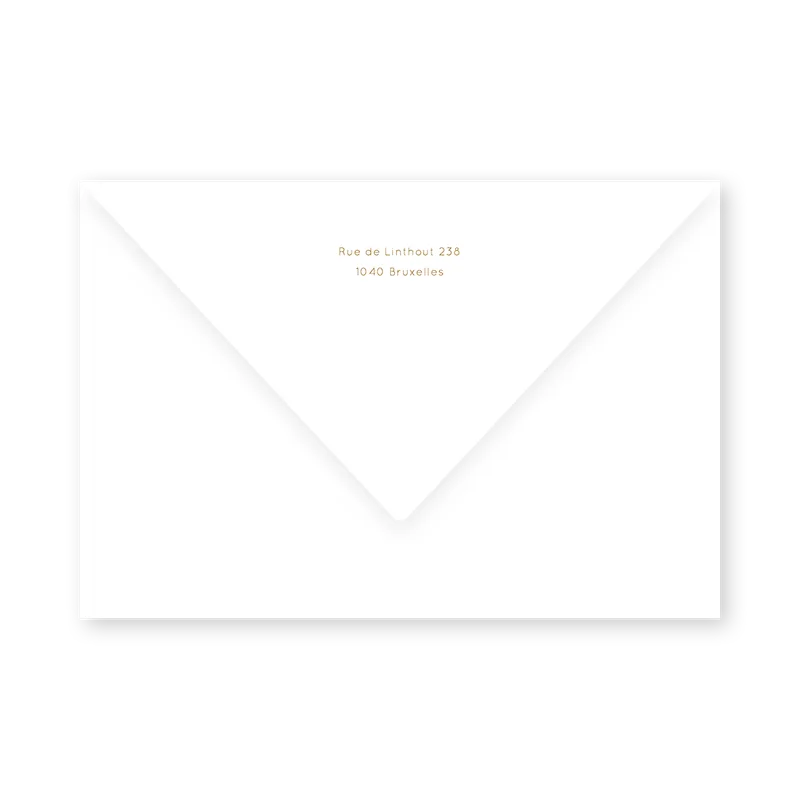 enveloppe assortie