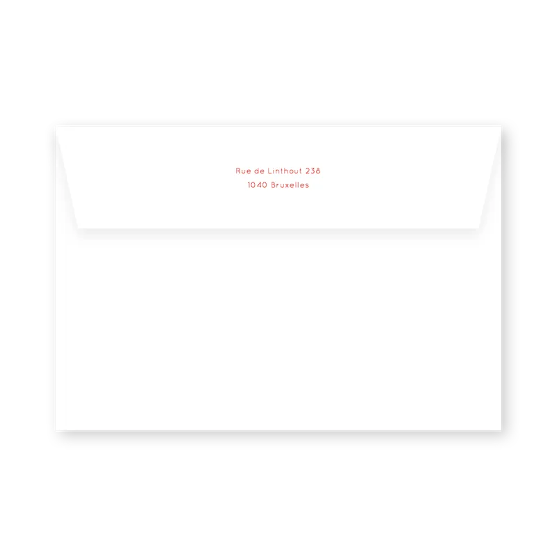 enveloppe assortie