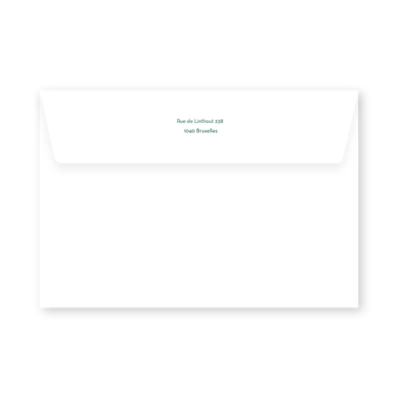 enveloppe assortie