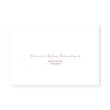 enveloppe assortie