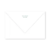 enveloppe assortie