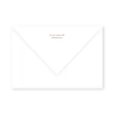 enveloppe assortie