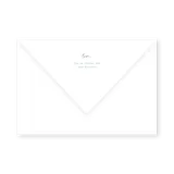 enveloppe assortie