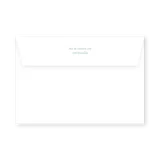 enveloppe assortie