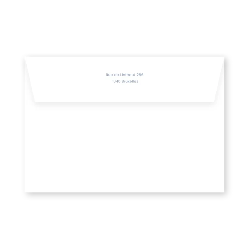 enveloppe assortie