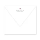 enveloppe assortie