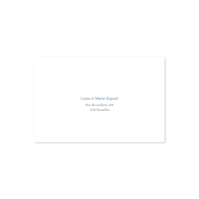 enveloppe assortie
