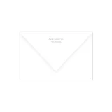 enveloppe assortie