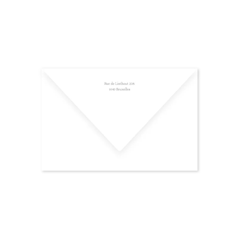 enveloppe assortie