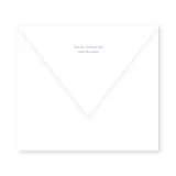 enveloppe assortie