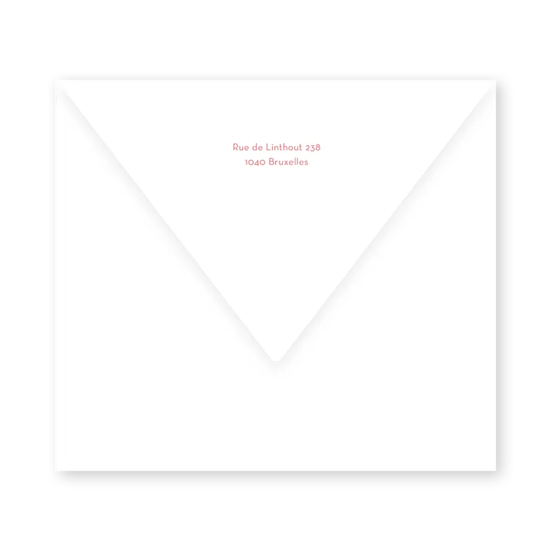 enveloppe assortie