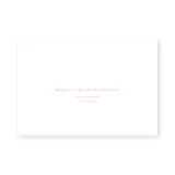 enveloppe assortie