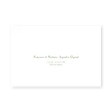 enveloppe assortie
