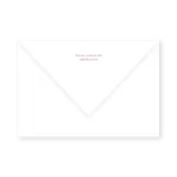enveloppe assortie