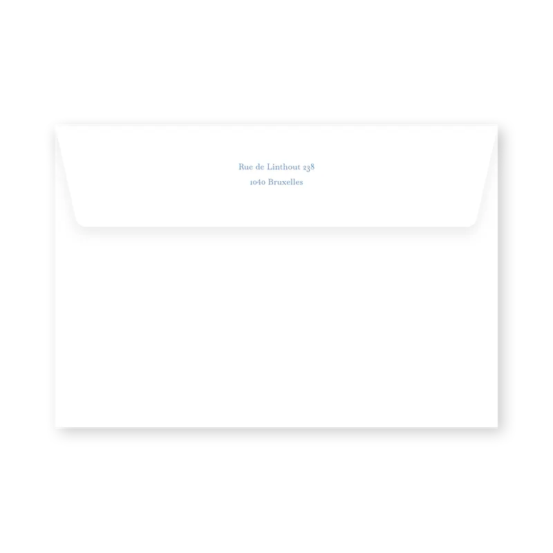 enveloppe assortie