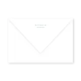 enveloppe assortie
