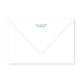enveloppe assortie