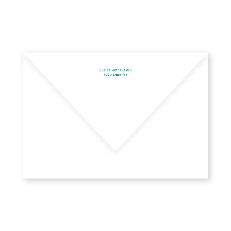 enveloppe assortie