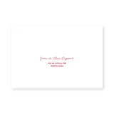 enveloppe assortie