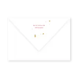enveloppe assortie