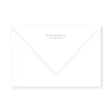 enveloppe assortie